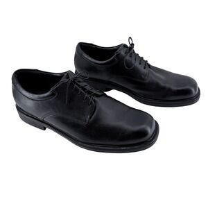 Rockport Oxford Dress Shoes Mens 12M Black Leather APM20311 Square Toe Lace Up